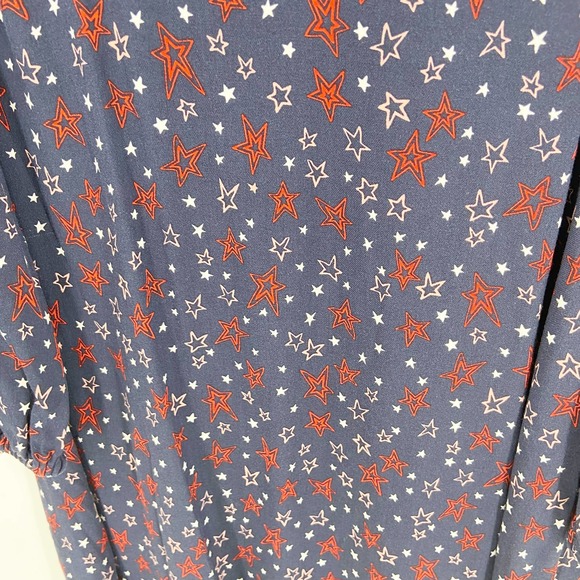 Boden Women's Blue Vanessa Star Print Dress Size US 8R - Picture 7 of 11